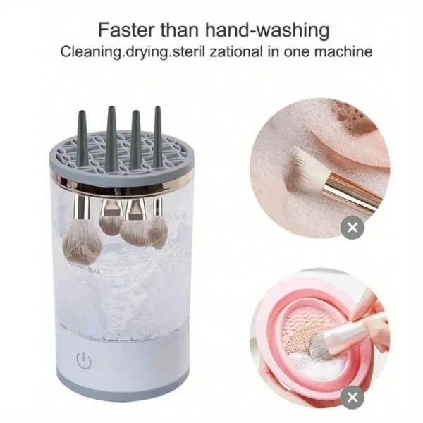 Electric Makeup Brush Cleaner, Makeup Brush Washer, Automatic Brush Washer, Women’s Makeup Brush Cleaner