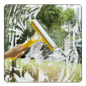 Glass Wiper With Watering Can, Window Cleaning Wiper, Mirror Cleaning, Watering Can, Car Washing, Bathroom Accessories