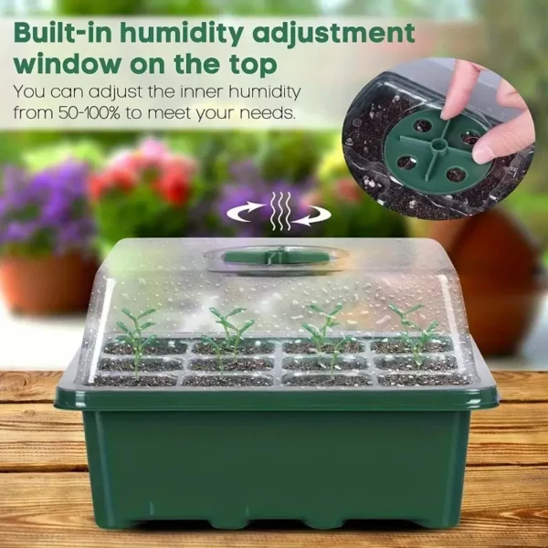 12 Hole Seedling Box, Seedling Box, Gardening Tool.