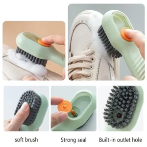 Shoe Brush With Fluid Space, Shoe Cleaning, Laundry Brush, Gentle Cleaning, Deep Grime Removal