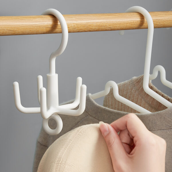 Multifunctional Rotating Clothes Hook, Scarf Tie Belt Hanger, Coat Hanger, Scarf Storage Rack