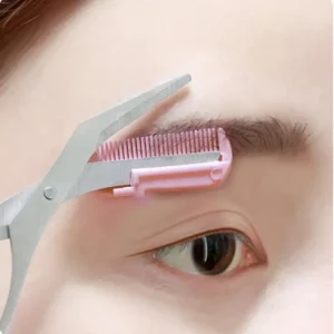 Eyebrow Trimmer Scissor, Comb, Facial Hair Removal, Grooming, Shaver, Cosmetic tool