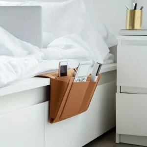 Stylish Bedside Hanging Storage, Bedside Hanging Storage Bag, Phone Pocket, Remote Control Holder, Tissue Dispenser, Dorm Room Essentials