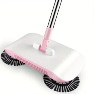 Automatic Hand-Pushed Sweeping Machine, Hand Sweeper, Vacuum Cleaner & Mop, Sweeping & Mopping Machine, Dry & Wet Use, Hand Push Sweeper Robot , Pet Hair Removal, Broom Set, Cleaning Tool Kit