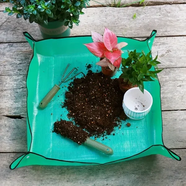 Garden Floor Mat, Waterproof, Thickened, Soil Changing, Plant Pot Mat, Gardening Tools.