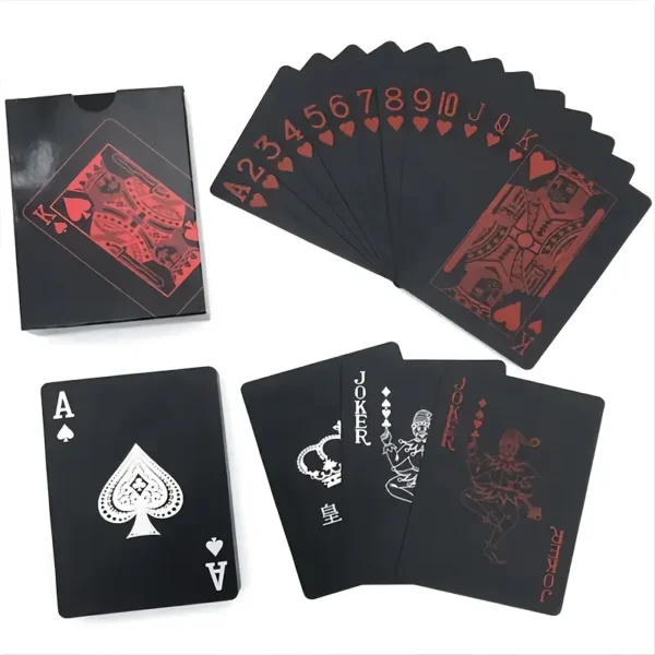 Plastic Playing Cards, Waterproof Plastic Poker Cards, PVC Magic Poker Cards, Board Game For Party