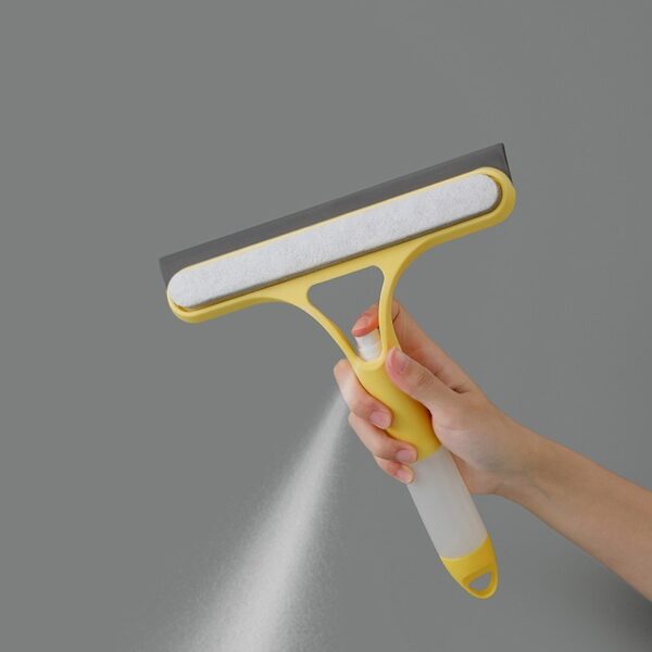 Glass Wiper With Watering Can, Window Cleaning Wiper, Mirror Cleaning, Watering Can, Car Washing, Bathroom Accessories